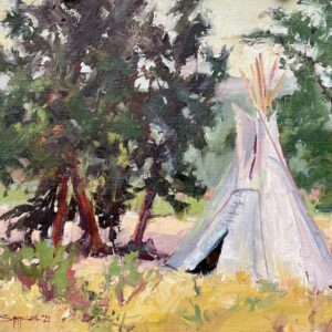 Tipi And Trees