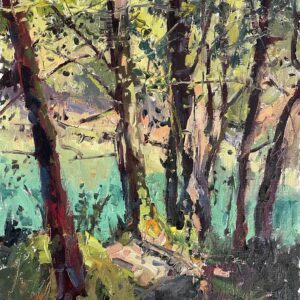 Elk River Through Trees