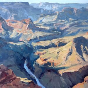 “Canyon Blues and Browns”